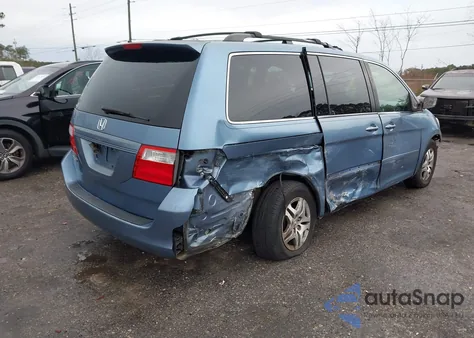 2006 Honda Odyssey Ex-L z USA, uszkodzony, nr VIN 5FNRL38666B063719
